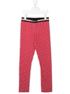 GUCCI GINGHAM SKINNY TROUSERS