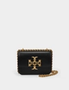 TORY BURCH ELEANOR SMALL HOBO BAG - TORY BURCH -  BLACK - LEATHER