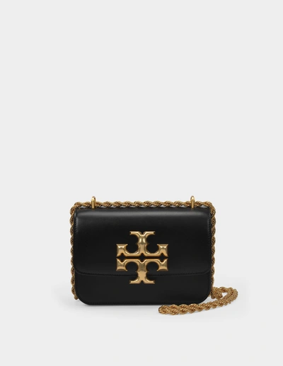 Tory Burch Eleanor Small Hobo Bag -  -  Black - Leather