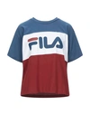 Fila T-shirt In Slate Blue