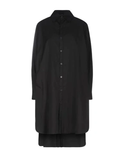 Yohji Yamamoto Solid Color Shirts & Blouses In Black