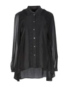 HIGH BY CLAIRE CAMPBELL HIGH WOMAN SHIRT BLACK SIZE 6 POLYESTER,38941155UT 3
