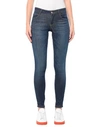 Guess Ultra Curve 5 Pocket Denim Jeans Light Denim Cotton Woman In Blue