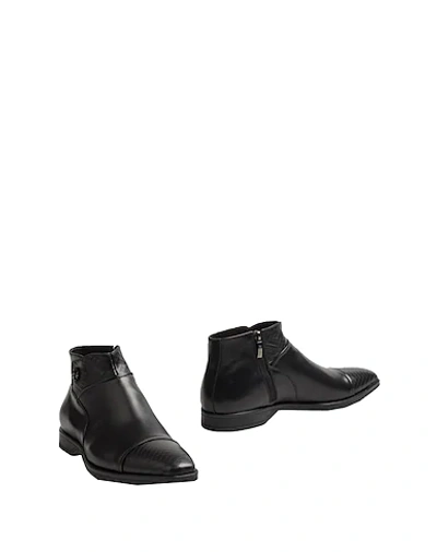 Cesare Paciotti Ankle Boots In Black