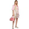 IM SORRY BY PETRA COLLINS SSENSE EXCLUSIVE PINK GRAPHIC SHIRT & SHORTS SET