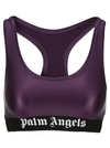 PALM ANGELS CLASSIC LOGO SPORT BRA,11499918