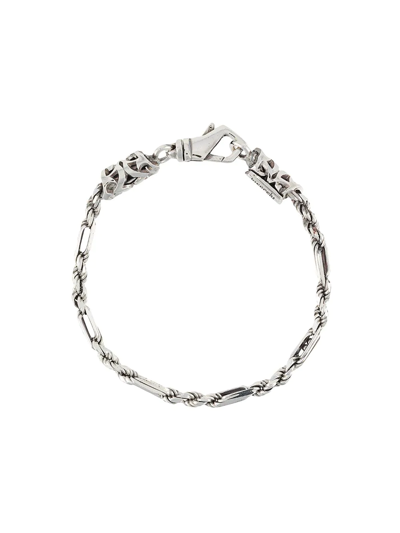 Emanuele Bicocchi Bone-structure Bracelet In Silver