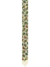 GUCCI FLORAL NECK TIE