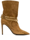 ALEVÌ CHAIN DETAIL ANKLE BOOTS