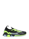 Dolce & Gabbana Dolce And Gabbana Black And Green Sorrento Sneakers In Black