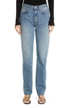 Totême Toteme Twisted Seam Denim Full Length In Vintage Wash