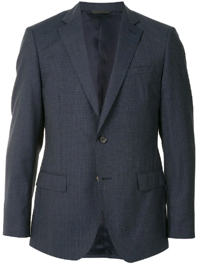 D'urban Fitted Single-breasted Blazer In Blue