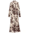 RABANNE Knit Fitted Dress in Ivory Paisley
