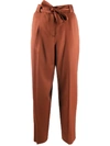 PT01 TIE-WAIST CROPPED TROUSERS