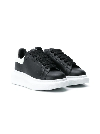 Alexander Mcqueen Kids' Chunky Sole Trainers In 1070 Nero
