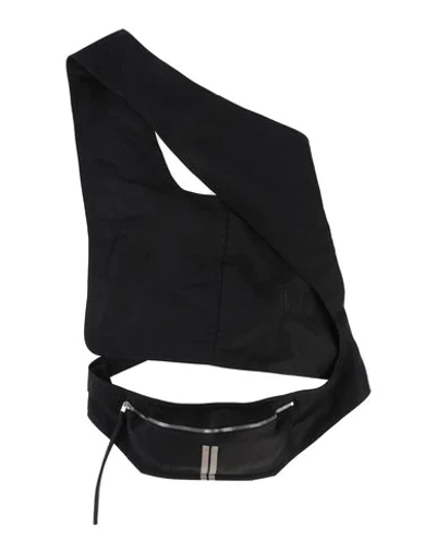 Rick Owens Drkshdw Backpack & Fanny Pack In Black