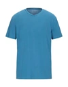 Majestic T-shirts In Azure