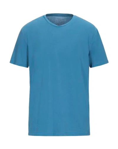 Majestic T-shirts In Azure