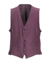 Lardini Suit Vest In Mauve