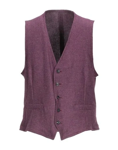 Lardini Suit Vest In Mauve