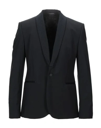 Daniele Alessandrini Suit Jackets In Dark Blue