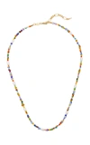 ANNI LU PETIT ALAIA BEADED 18K GOLD-PLATED NECKLACE,829865