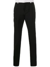 Valentino Side-stripe Tailored Trousers In Black