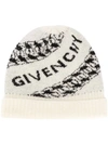 GIVENCHY LOGO-KNIT BEANIE