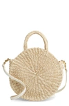 CLARE V MOYEN ALICE ABACÁ BAG,HB-CB-AM-100006-CRM