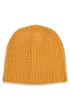 Rebecca Minkoff Traveling Rib Beanie In Yellow