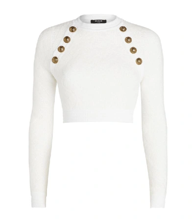 Balmain Knitted Crop Top