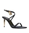 TOM FORD LEATHER PADLOCK SANDALS 85,15858561