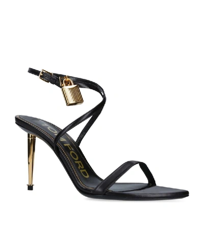 Tom Ford Leather Padlock Sandals 85