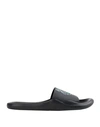 Kenzo Tiger Pool Mules In Black