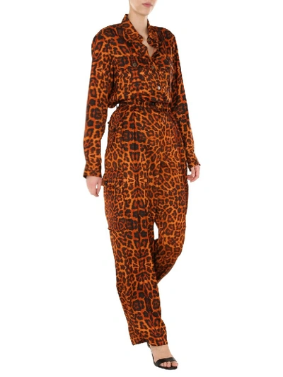 Dries Van Noten Animal Printed Caffy Shirt In Multi