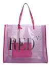 RED VALENTINO "POINTOTE" SHOPPING BAG