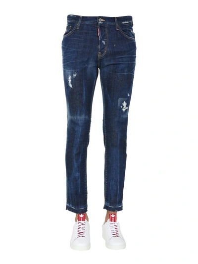 Dsquared2 "sexy Mercury" Jeans In Blue (blue)
