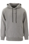 Alyx Grey Visual Pop-over Hoodie In Grey