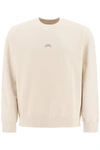 A-cold-wall* A Cold Wall Logo Print Sweatshirt In Almond Milk