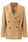ACNE STUDIOS ACNE STUDIOS STRIPED DOUBLE-BREASTED JACKET