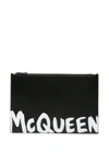 ALEXANDER MCQUEEN ALEXANDER MCQUEEN GRAFFITI LOGO POUCH