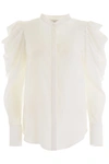 ALEXANDER MCQUEEN ALEXANDER MCQUEEN SHIRT WITH DRAPED SLEEVES