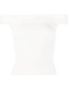 ALEXANDER MCQUEEN ALEXANDER MCQUEEN TOP WHITE