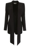 ALEXANDER MCQUEEN ALEXANDER MCQUEEN TUXEDO JACKET WITH SCARF