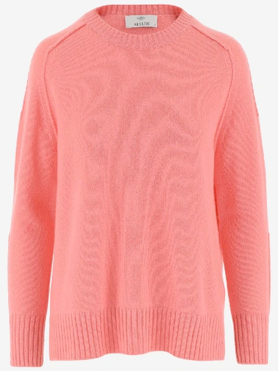 Allude Sweaters In Rosa