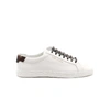 SAINT LAURENT ANDY SNEAKERS IN WHITE LEATHER