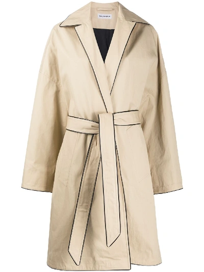 Balenciaga Coats In Beige