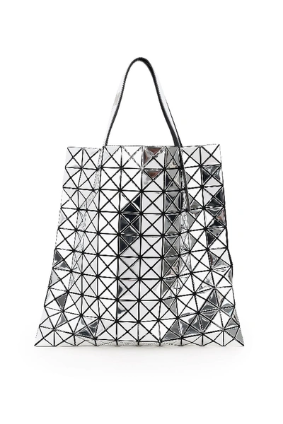 Bao Bao Issey Miyake Large Prism Mirror Shopper Bag In Silver