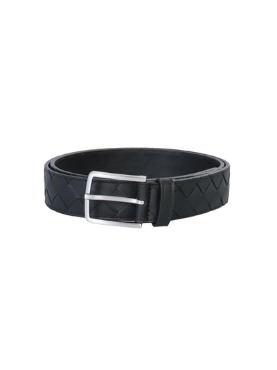 Bottega Veneta Belt With Buckle In Black