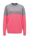 GIVENCHY BICOLOR SWEATER WITH LOGO